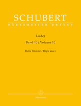 Lieder, Volume 10 Vocal Solo & Collections sheet music cover